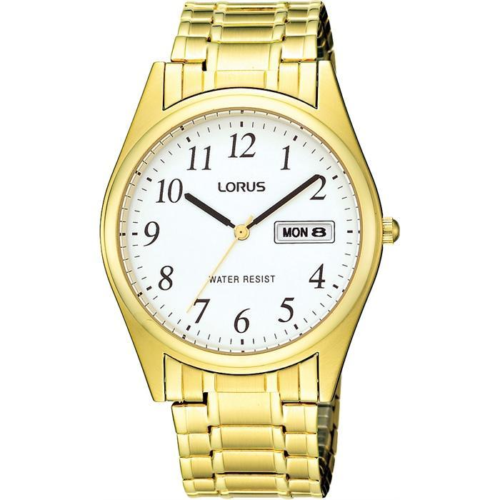 Lorus mens store gold watch