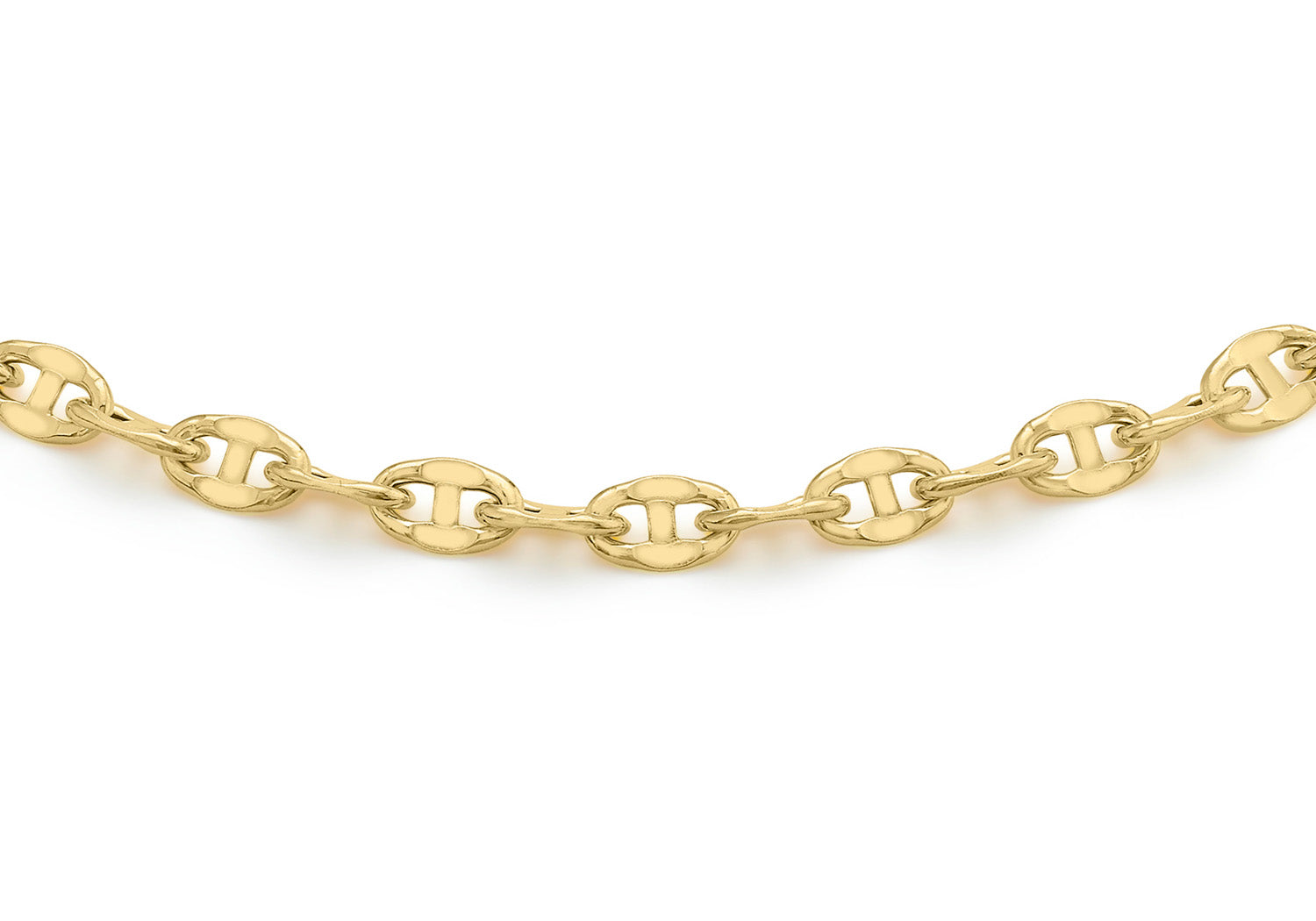 9ct Yellow Gold Link Bracelet 18 cm