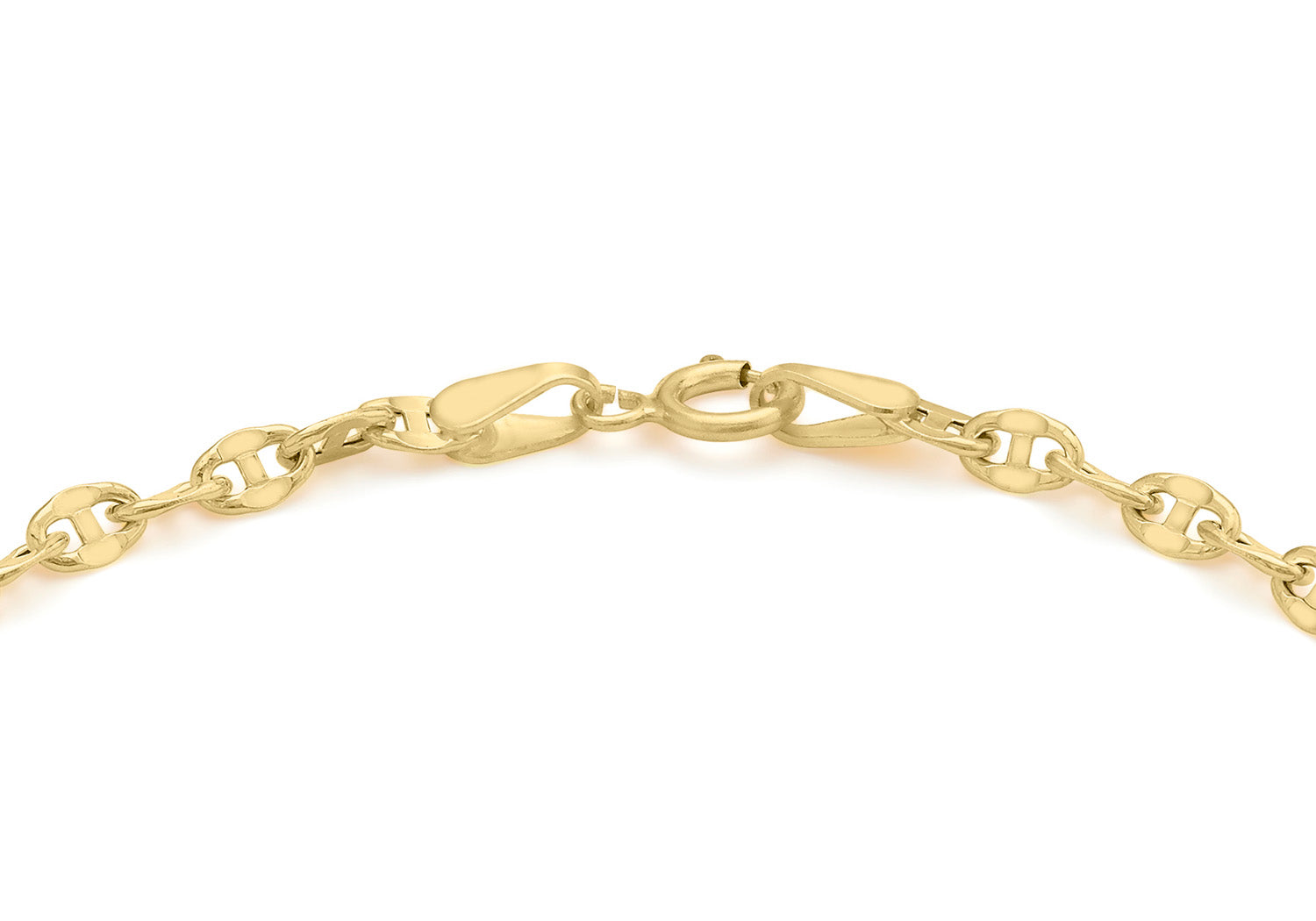 9ct Yellow Gold Link Bracelet 18 cm