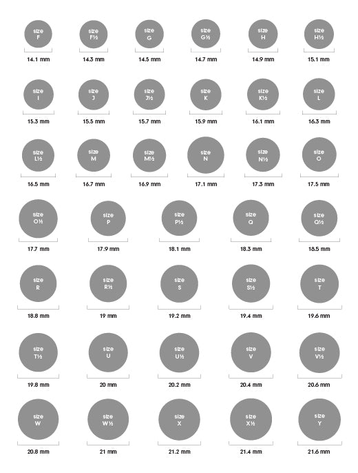 Ring size Guide