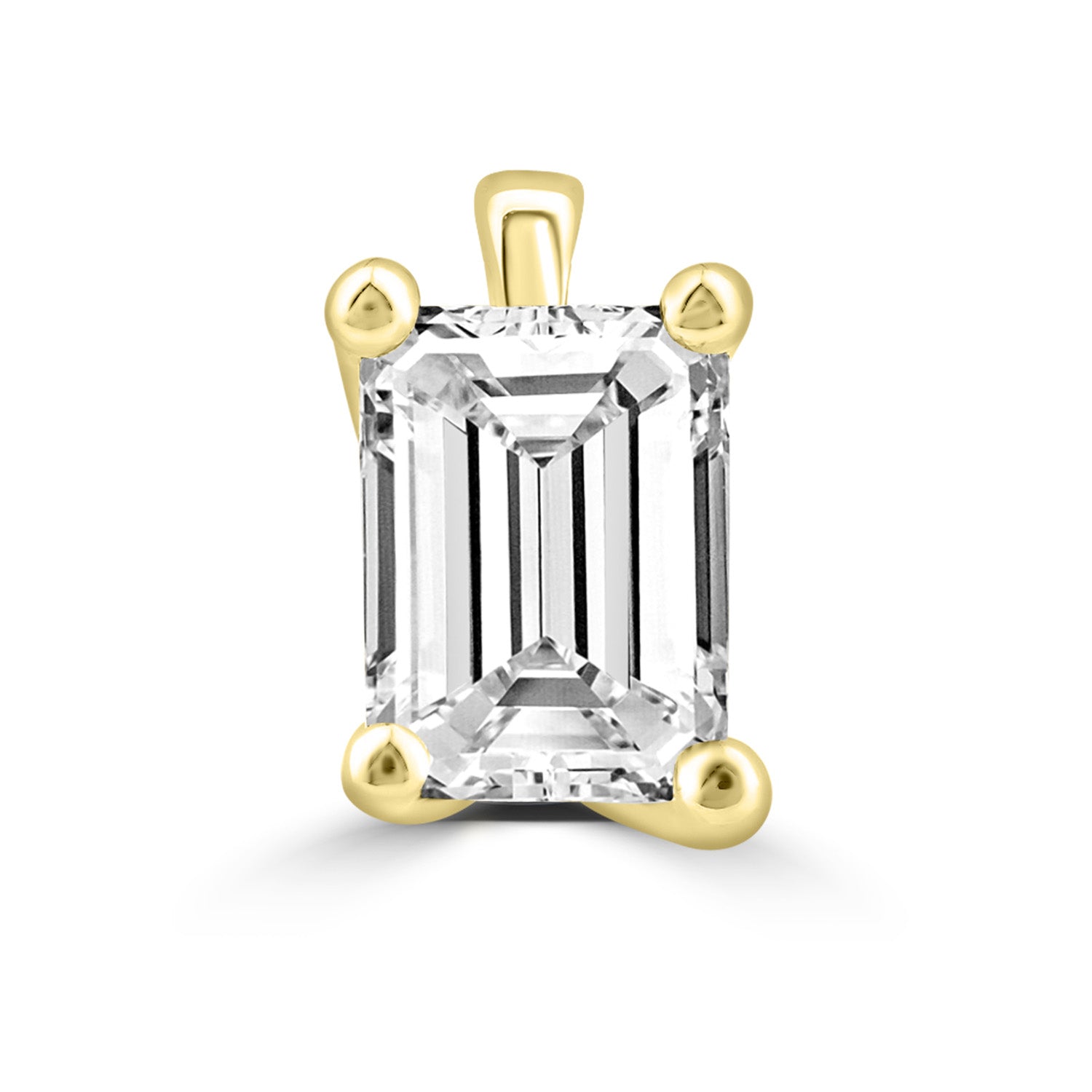 1.00ct Lab Grown Diamond Pendant in 18ct Yellow Gold