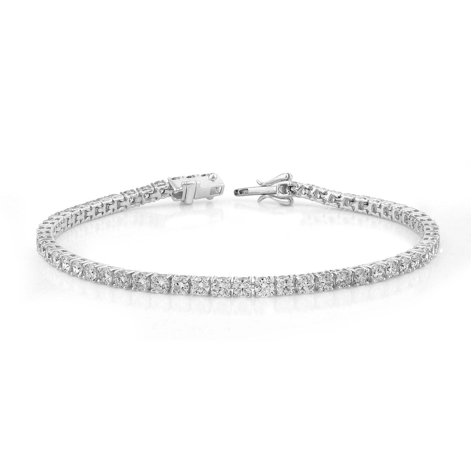 3.00ct Lab Grown Diamond Tennis Bracelet in 18ct White Gold