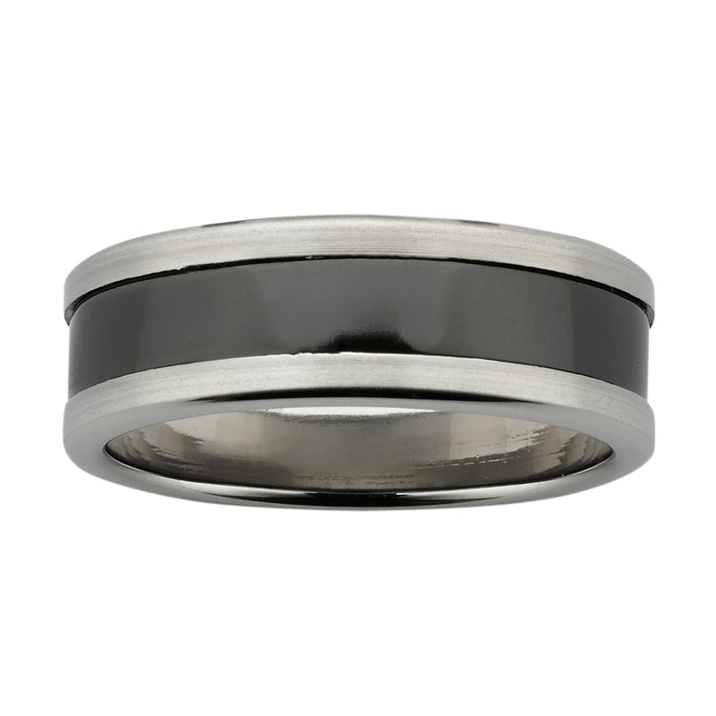 Titanium Base with Black Zirconium Inlay